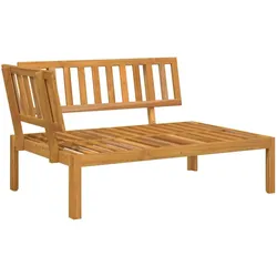 vidaXL 4-tlg. Garten-Sofagarnitur aus Paletten mit Kissen Akazienholz