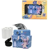 Lexibook Lexibook, Disney Stitch, Starcam® Print, Kameraset mit Sofortdrucker, SD-Karte, 4 Papierrollen, Blau, DJ130DZ