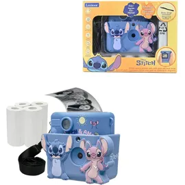 Lexibook Lexibook, Disney Stitch, Starcam® Print, Kameraset mit Sofortdrucker, SD-Karte, 4 Papierrollen, Blau, DJ130DZ