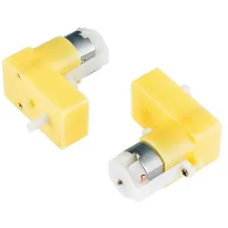 Hobby-Getriebemotor, 65 U/min, rechter Winkel, 2 Stück