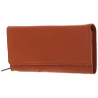 mano Donna Giulia Geldbörse Leder 19,5 cm cognac