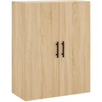 vidaXL Hängeschrank, Sonoma Eiche, Holz, Strukturbuche, 2 Fächer, Rechteckig, 69.5x90x34 cm, Badezimmer, Badezimmerschränke, Hängeschränke