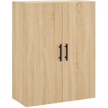 vidaXL Hängeschrank, Sonoma Eiche, Holz, Strukturbuche, 2 Fächer, Rechteckig, 69.5x90x34 cm, Badezimmer, Badezimmerschränke, Hängeschränke