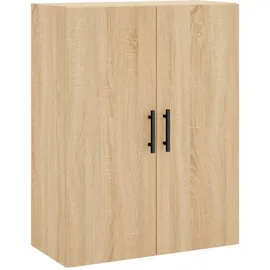 vidaXL Hängeschrank, Sonoma Eiche, Holz, Strukturbuche, 2 Fächer, Rechteckig, 69.5x90x34 cm, Badezimmer, Badezimmerschränke, Hängeschränke