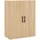 vidaXL Hängeschrank, Sonoma Eiche, Holz, Strukturbuche, 2 Fächer, Rechteckig, 69.5x90x34 cm, Badezimmer, Badezimmerschränke, Hängeschränke