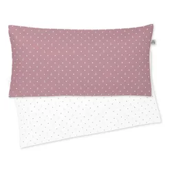 Kissenbezug IRISETTE "Jessica", rosa, B:80cm L:40cm, Mako-Satin, Obermaterial: 100% Baumwolle, Kissenbezüge, zeitlose Instagram-Blogger-Kollektion