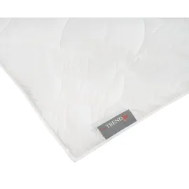 Badenia Trendline Alpaka Bettdecke normal 135 x 200 cm Alpaka Mono Steppbett | Weiß
