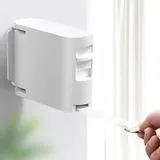 Bunthaus Einziehbarer, Ausziehbarer Und Verstellbarer Wäscheständer, Wandmontage Im Innenbereich, Unsichtbar, Für Badezimmer, Balkon, Innen- Und Außenbereich (weiß)