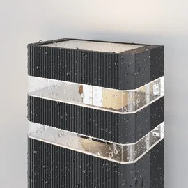 Maytoni Außenwandleuchte Aluminium, Stahl 33,0 cm 1x E27 schwarz
