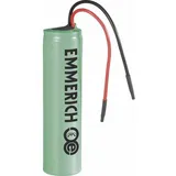 EMMERICH ICR-18650NQ-SP Spezial-Akku 18650 Kabel Li-Ion 3.7 V 2600 mAh