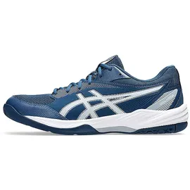 Asics Herren Handballschuhe GEL-TASK 4, Größe 47 in Grau MAKO BLUE/WHITE