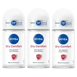 BEIERSDORF Dry Comfort Roll On 3 x 50 ml