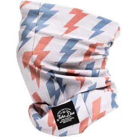 John Doe United Flash Multifunktionstuch (White/Red) - Einheitsgröße