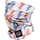 John Doe United Flash Multifunktionstuch (White/Red) - Einheitsgröße