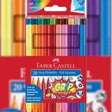 Faber-Castell Colour Grip Filzstift Marker 20 St.