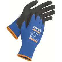 Uvex athletic lite, blau/schwarz 7 / S, 10 Paar | Größe