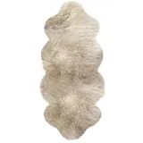 Heitmann-Felle Fellteppich HEITMANN FELLE "Lammfell KK 1,5 - Premium Qualität", beige (leinen), B:68cm H:70mm L:140cm, Lammfell, Teppiche, Fellteppich, echtes Austral. Lammfell, besonders weich, auch ideal als Bettvorleger