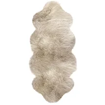 Heitmann-Felle Fellteppich HEITMANN FELLE "Lammfell KK 1,5 - Premium Qualität", beige (leinen), B:68cm H:70mm L:140cm, Lammfell, Teppiche, Fellteppich, echtes Austral. Lammfell, besonders weich, auch ideal als Bettvorleger