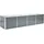 vidaXL Garten-Hochbeet verzinkter Stahl rechteckig 320 x 80 x 77 cm Grau 