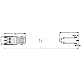 WAGO GmbH &amp; Co. KG Anschlussleitung 771-9993/207-301