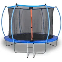 DUNLOP Trampolin X-Tramp - Gartentrampolin 305 cm, 4 Kinder oder 3 Erwachsene, Outdoor / Draussen Hüpf Spielgerät Springen Hüpfen Sport Trampoline