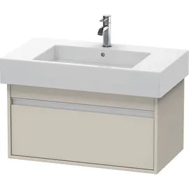Duravit Ketho 80x45,5cm, Taupe, 1 Auszug, wandhängend