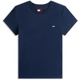 Tommy Hilfiger Tommy Jeans Damen Tjw Slim C-Neck Tee Dw0dw20459 S/S T-Shirt, Blue (Dark Night Navy), XL EU - XL