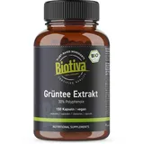 Biotiva Grüntee Extrakt Kapseln Bio 75 g