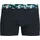 JACK & JONES JACFLAMINGO FLOWER TRUNKS 3er Pack Schwarz / Grün / Rosa / Weiß XL