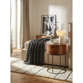 KADIMA DESIGN Nachtschrank 40 x 40 x 60 cm Braun