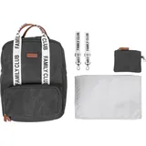 Childhome - Wickelrucksack FAMILY CLUB schwarz - Schwarz