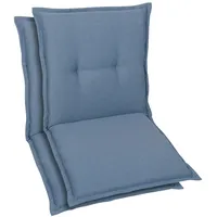 GO-DE Sitzauflage GO-DE, blau, B:50cm H:7cm T:100cm, Polyester, Polyurethan,