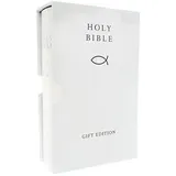 HarperCollins Children's Books HOLY BIBLE: King James Version (KJV) White Compact Gift Edition: King James Version, White Standard Gift Bible