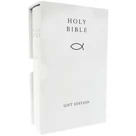 HarperCollins Children's Books HOLY BIBLE: King James Version (KJV) White Compact Gift Edition: King James Version, White Standard Gift Bible
