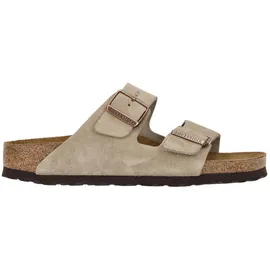 Birkenstock Arizona Soft Footbed Suede Leather Sandalen - Taupe - 50