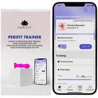 Perifit Care Beckenbodentrainer für Frau mit App – Elektrisches Kegel-Übungsgerät mit Biofeedback für Blasenkontrolle & Erholung nach der Geburt – CE-Medizinprodukt