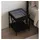vidaXL Nachttisch mit Infinity-LED Schwarz 40x40x49 cm
