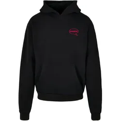 Kapuzensweatshirt MERCHCODE "Merchcode Herren MRKEBAB Ultra Heavy Hoody", Herren, Gr. L, schwarz, 100% Baumwolle, bedruckt, Langarm, Sweatshirts