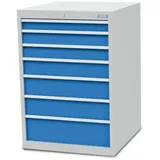 Bedrunka+Hirth Schubladenschrank T736 R 24-24 mit 7 Schubladen 1x75 2x100 1x 125 2x150 1x200 mm