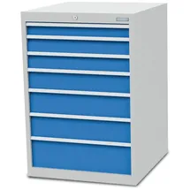 Bedrunka+Hirth Schubladenschrank T736 R 24-24 mit 7 Schubladen 1x75 2x100 1x 125 2x150 1x200 mm