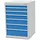 Bedrunka+Hirth Schubladenschrank T736 R 24-24 mit 7 Schubladen 1x75 2x100 1x 125 2x150 1x200 mm