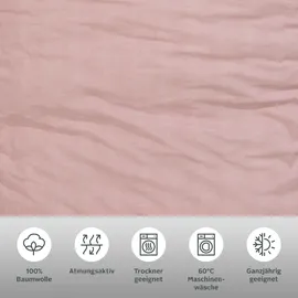 OTTO home Melli Meliert Rosa 240 x 220 cm + 2 x 80 x 80 cm