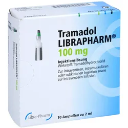 TRAMADOL LIBRAPHARM 100 mg Injekt.-/Infus.-Lsg. 10 St