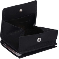LEAS Wiener Schachtel mit RFID Schutz Echt-Leder, schwarz Special Edition
