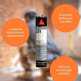 Sika Sikaflex 221 Polyurethan- Dichtstoff weiß 300ml