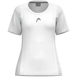 Head Tennis-Shirt Club 25 Tech (100% Polyester, schnelltrocknend) weiss Damen