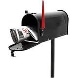 Wiltec US Mailbox schwarz