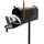 Wiltec US Mailbox schwarz