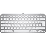 Logitech MX Keys Mini for Mac Pale Gray, weiß/grau, LEDs weiß, Logi Bolt, USB/Bluetooth, FR (920-010520)