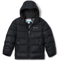 Columbia Unisex Kids Pike Lake II Hooded Puffer Jacket, BLACK, M